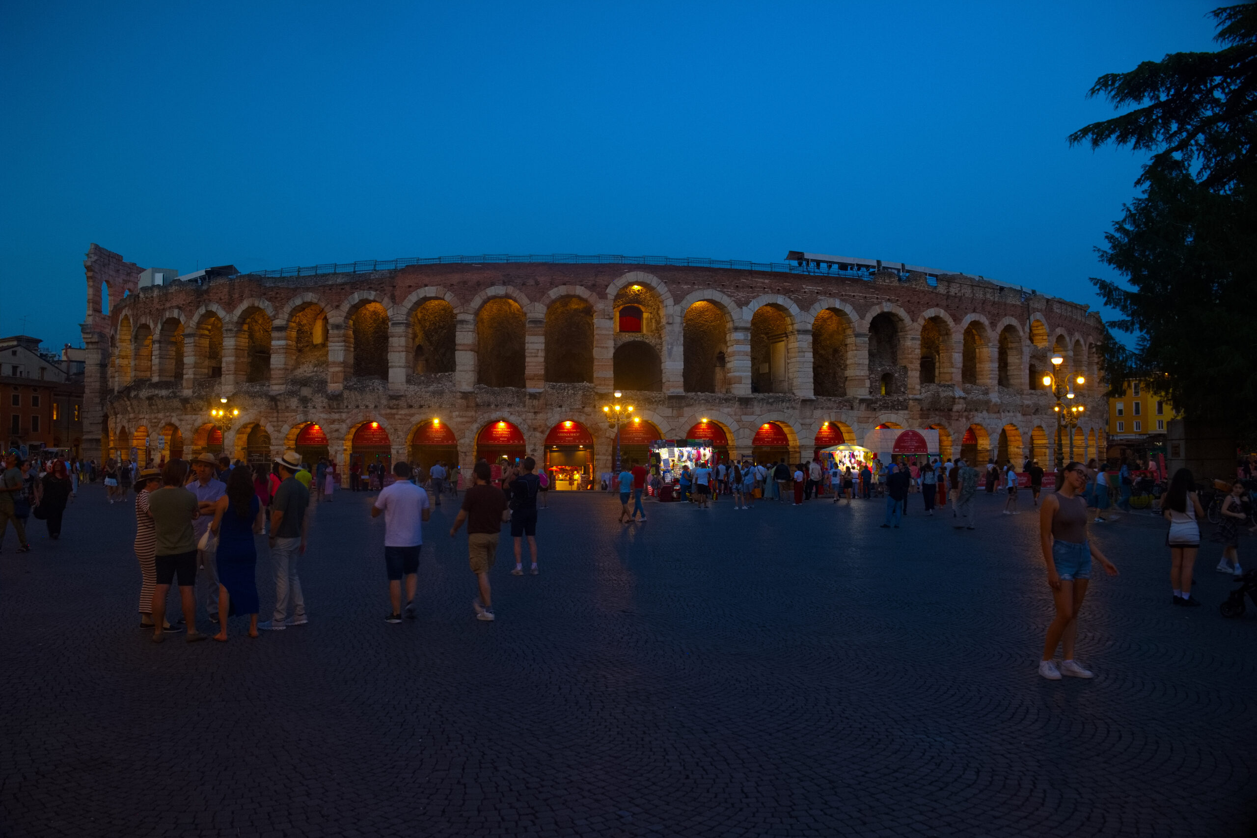 Arena di Verona di sera